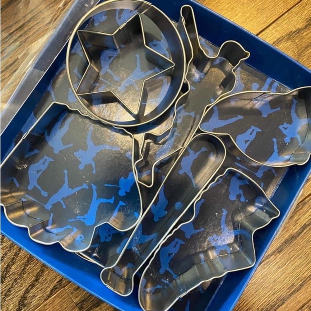 Baseball theme cookie cutters